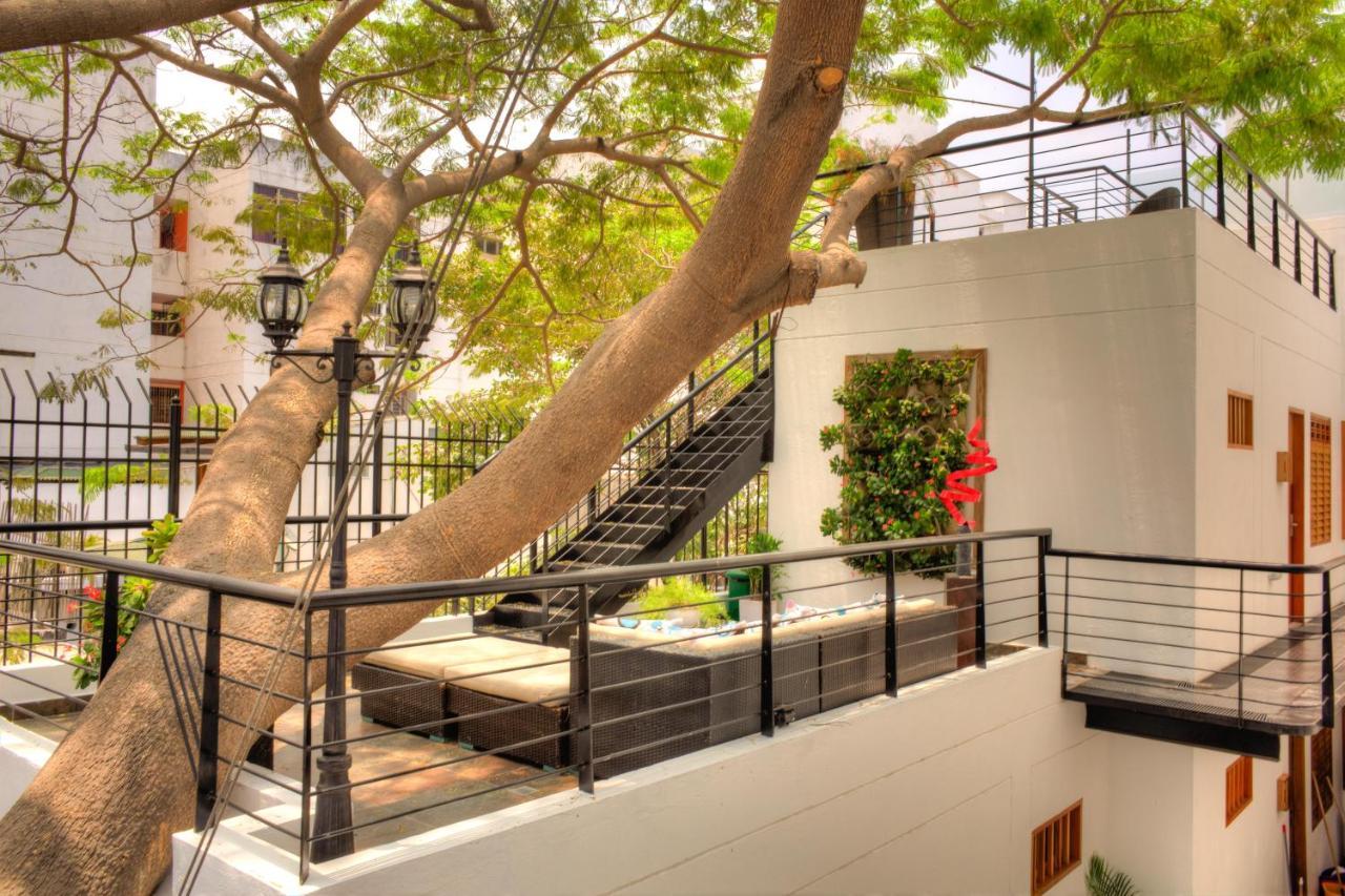Casa de Leda, a Kali Hotel Santa Marta  Luaran gambar The courtyard at the hotel
